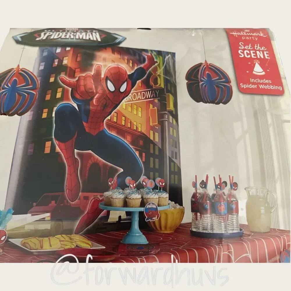 Marvel Spider-Man Hallmark Party - Party Table Decorating Kit NWT